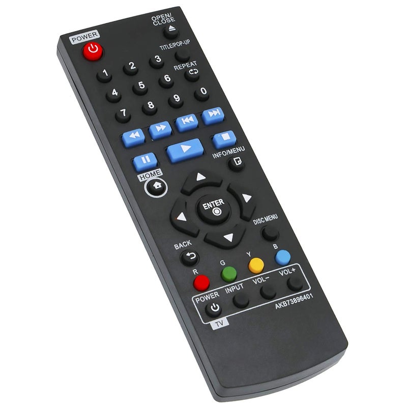 Beyution New AKB73896401 Remote Control fit for LG Blu-ray Disc DVD Player BP135 BP135W BP145 BP155 BP165 BP175 BP255 BP300 BP335W BP335WN BP335W-N BP340 BP350 BPM25 BPM34 BPM35 UP870 UP875 BP250-N BP340 - Image 3